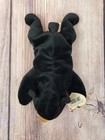 Vintage Ty Beanie Babies Blackie The Bear Plush Stuffed Animal Bd 7-15-94