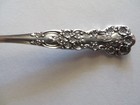 Gorham Buttercup Solid Sterling Silver 4 1 8  Demitasse  Spoon Monogramed L