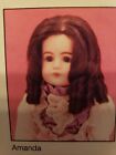 Kemper Amanda Doll Wig Size 14-15 Auburn Long French Curls No Bangs Full Cap Nwt