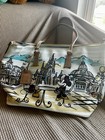 Dooney   Bourke Disney Mickey   Minnie Mouse Paris Scene Tote Bag  Medium