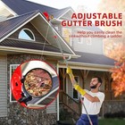 Gutter Cleaning Tools From The Ground 10 2 Ft Telescopic Pole With Gutter Brush