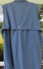 Womens Columbia Pfg Vented Fishing Vest 1x Xl Solid Blue Outdoors Lightweight