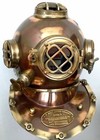 Vintage Diving Divers Helmet Us Navy Mark V Ship Copper Antique Diving Helmet 