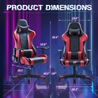 Home Gaming Chair Racing Style Adjustable Height High-back Pc Computer Chair