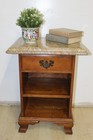Conlonial Craft Nightstand With Granite Top