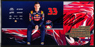 Signed Max Verstappen Photo Card 2015 F1 Dynasty Driver Card Rc Rookie Auto Psa