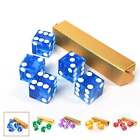 19mm Casino Grade Dice Set W matching Serial Numbers  several Colors Available 
