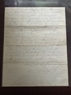 Civil War Generals Letter From General Fitzhugh Lee To General James Longstreet