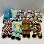 Lot Of 9 Grateful Dead 7  Bean Bear Plush Collectibles Liquid Blue steven Smith