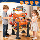 2-in-1 Kids Tool Bench Set  152 Pcs Toddler Tool Toy Playset With Electric Drill