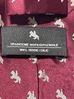 Spanish Riding School Burgundy Silk Tie