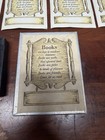 Vintage Antioch Bookplates 50 Pcs   books Are Keys To Wisdom   s Treasure       Vtg Rare