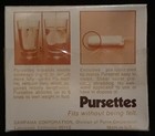 Extremely Rare 1970 s Pursettes Lubricated Tip Super Plus Tampons Sealed Box 10 