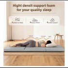Memory Foam Trifold Mattress  Twin Portable Floor Bed 4 Inch  Foldable Mat
