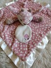 Douglas Baby Pink Fawn Deer Lovey Security Blanket Lil Snuggler Plush Satin Trim