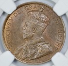 1913 Canada 1c Large Cent Ngc Ms 63 Bn