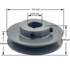 Ak34-7 8 Sheaves v Belt Pulley 7 8 Inch Bore 3 45  Od motor Pulley Cast Iron    
