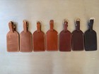 Mulholland Brothers Leather Luggage Tag - Various Colors Available