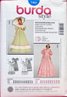 Burda 7466 Historical Victorian Gown Southern Belle Dress Costume Pattern 10-28
