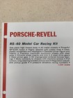 Slot Car Porsche Rs-60 Revell Data Sheet Model Racing Car 8 5   x11    New Copy