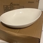 Oneida L5750000759 Luzerne Stage Warm White 43 Oz Porcelain Soup Bowl - 1 Doz