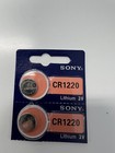 2 Pcs Sony Cr1220 Lithium Batteries 3v Us Seller Exp 2033