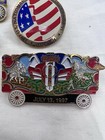 Lot Vintage Pins Buttons Travel Souvenirs Grand Canyon France Olympic Arkansas