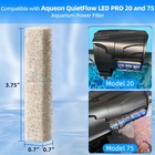 Replacement Ammonia Reducer Pads Compatible With Aqueon Quietflow 20   75 Filter
