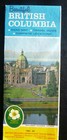 1961 1962 British Columbia Official Province Road Map Highway Canada Campground