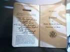 Vintage Passport Collectibles Number No 375757  Year 1937