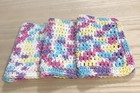 Handmade Set Of 3 Crochet Cotton Dish Cloths Or Wash Cloths 8 5x8 5 Inches  new 