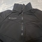 Columbia Jacket Youth 14 16 Black Full Zip Fleece Lined Outdoors Winter Coat