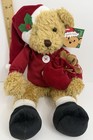 Vintage Avon Russ Bear Santa Claus Plush Teddy Toy Sack Stuffed Toy Nwt