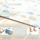 Reversible Baby Play Mat 79 x71  Foldable Alphabet Cloud Design