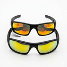 Men s Polarized Sunglasses Mirror Lens Uv400 Black 2 Pack Driving Outdoor