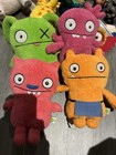 Uglydoll Plush Lot Of 4 Ox Wage Pink Ugly Dolls Pretty Ugly Gund Monsters