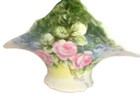 Antique Limoges Basket Hand Painted Pink Tea Roses