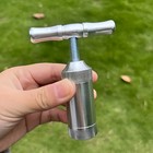 Aluminum Compressor Presser Tobacco Herb Press Squeezer Herbal Crusher T Handle