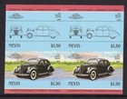 Nevis 1985  1 50 Lincoln Zephyr Car In An Imperf Pair Fine Fresh Mnh