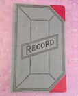 Vintage Record Book Account Ledger Blank Lined 160 Pgs 2176 Bookkeeping Set Prop