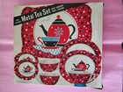 Vintage Ohio Art Tin Litho Tea Set Box Only