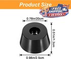 8 Pcs Rubber Feet Bumper Amp Speaker Guitar Amplifier Cabinet Rubber Bumper