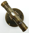 Theodolite Surveying Transit Telescope Brass Compass W  Level Marine Navigation