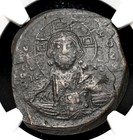 Byzantine  Anonymous Christ Follis  975-1035 Ad  Class A2 a3  Ngc Vf