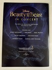 Disney s Beauty   Beast In Concert Souvenir Program 2018 Hollywood Bowl  La