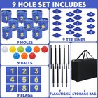 Balapet Waterproof Golf Yard Bucket Games  9 Holes Golf Practice Game With Fl   