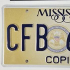 2020 Mississippi State Seal License Plate      Original Ms Copiah County Cfb 6325