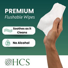 Hcs Xl Flushable Wipes For Adults - Travel  Home  Women   Men - Toilet Wet Wipes