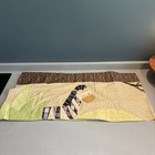 Lambs   Ivy Jungle Safari Collection Window Valance Baby Coca Brown Plaid