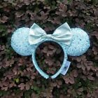 Disney-parks Blue Exclusive Frozen Arendelle Aqua 2020 Minnie Ears Headband Us
